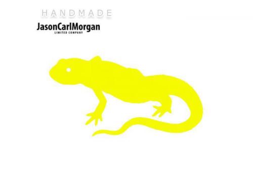 JCM® Iron On Applique Decal, Lizard Neon Yellow