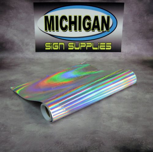 24&#034; x 10 FEET  Metallized Race Car Vinyl: Oil Slick Bright Overall