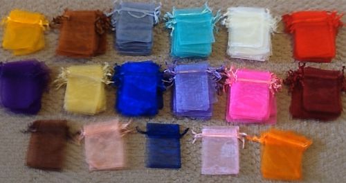 LOT OF10 Drawstring Jewelry/Gift  Pouch Bags***PICK YOUR COLORS **** NEW