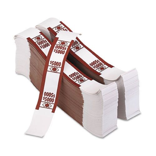 3000  SELF SEALING BROWN $5000 CURRENCY STRAPS  BANDS $5000 BROWN MONEY STRAP