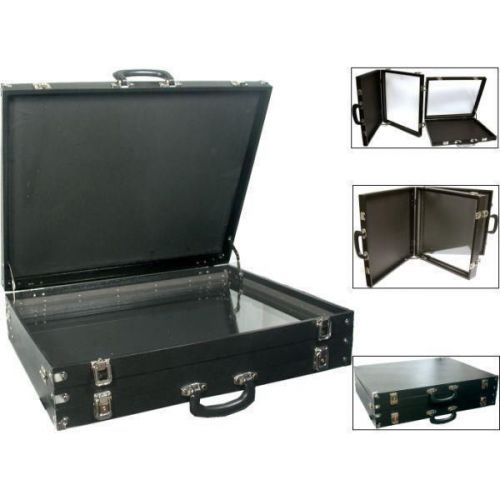 Double Glass Top Travel Show Case 24x20 Lock Display