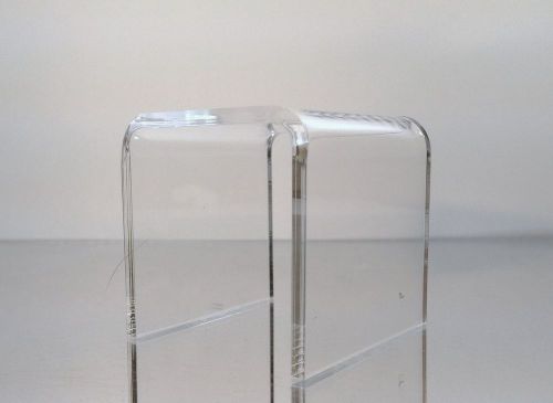 4 pack of Clear Acrylic Square Riser Display Stand 5 x 5 x 5&#034;