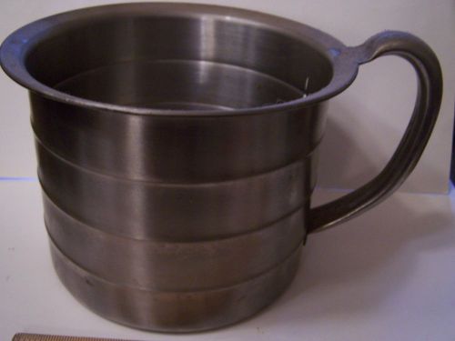Vintage Milking Can Large Size Gallon Or 4 Quarts Aluminum or Stainless Steel