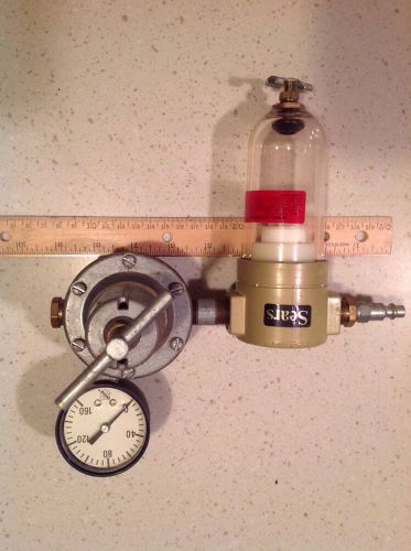 Sears Compressed Air Filter and Pressure Gage