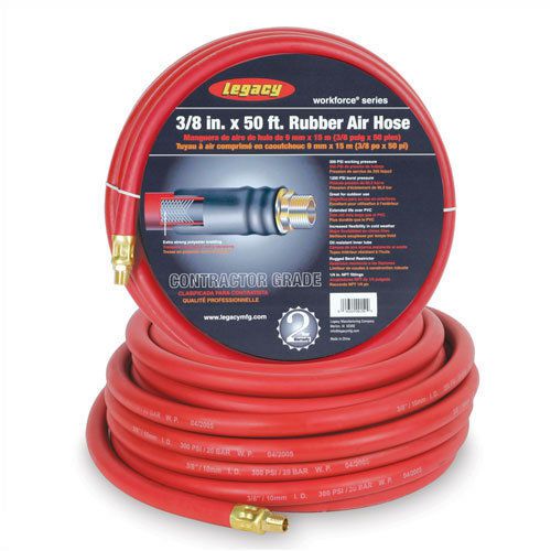 3/8&#034; x 50&#039; rubber air hose for sale