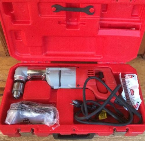 Milwaukee 1/2&#034; Electric Corded Heavy Duty 2-Speed Right Angle Drill Kit 3107-6