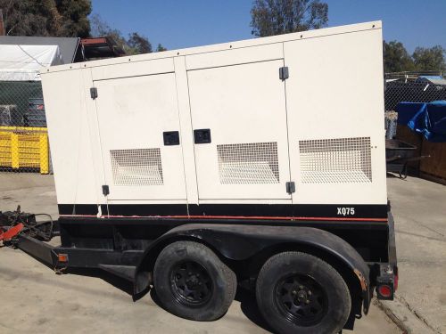 CATERPILLAR XQ75 Mobile Diesel generator  2350 hrs since new year 2000 75kw