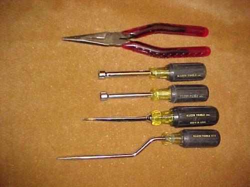 Klein nut drivers screwdriver +unmarked needle nose plier Electrical Electrician