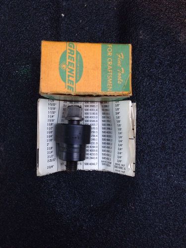 GREENLEE #730 7/8&#034; (ROUND) RADIO CHASSIS PUNCH In Original Box with paperwork