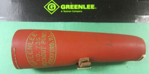 (EMPTY) GREENLEE L. BROWN NO. 735  KNOCKOUT PUNCH  CASE,IN GREAT CONDITION