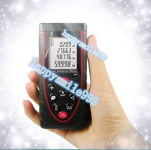 New handheld digital laser distance pointer 60m rz60 range finder tape measure for sale