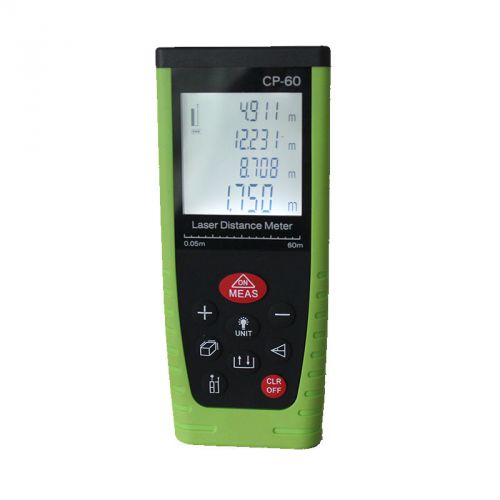 Cp-60 electronic/laser distance meter with calculator, 0.05-60m, +/-1.5mm for sale