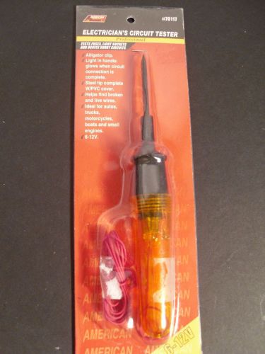 American Tool Exchange Electrician&#039;s Auto Circuit Tester 6-12V  #70117