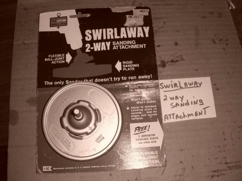 Swirlaway- 2 way sanding attachment