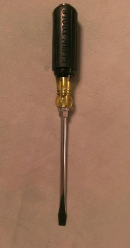 Klein tools 602/6 5/16&#034; keystone 6-inch heavy duty round shank tip screwdriver for sale