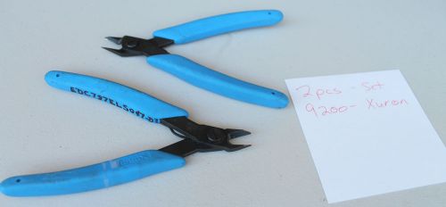 2 Xuron Pliers - 9200 - Small True Flush Cut Dikes Nippers Copper Wire Cutters