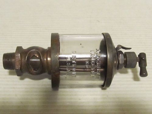 Antique 1900&#039;s - brass oiler - american injector co. - steam engine - hit + miss for sale