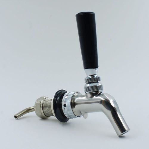 All stainless steel faucet beer tap with shank home brew - world free shipping for sale