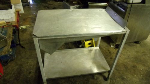 Baxter stainless/alum. donut glazing table for sale