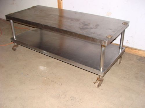 Stainless steel 60&#034;lx25&#034;wx22.5&#034;h equipment stand for sale