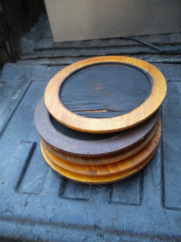 LOT OF 8 TOMLINSON GRIDDLE WOOD UNDER-LINERS - MUST SELL! SEND ANY ANY OFFER!