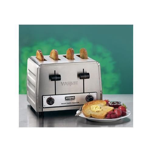 Waring commercial wct800 heavy duty stainless steel toaster 4 slots, 19-amps for sale