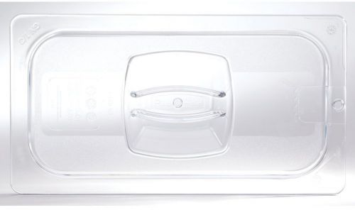 Cold food pan cover with peg holeclr size non-stick rfaces clear pan for sale