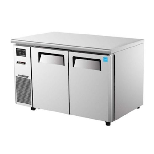 New turbo air 48&#034; j series stainless steel undercounter refrigerator! 2 doors! for sale
