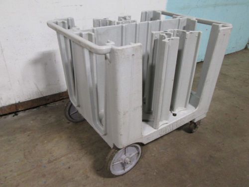 &#034;cambro&#034; commercial heavy duty plate holder/dispenser/carrier poly cart/caddy for sale