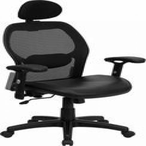 Flash Furniture LF-W42B-L-HR-GG High Back Super Mesh Office Chair with Black Ita