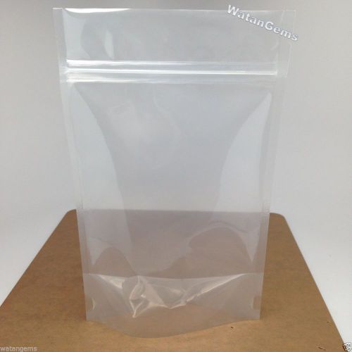 5&#034; x 8&#034; x 3&#034; Clear - Clear 100 pcs High Quality stand up pouches Bags by IMPAK
