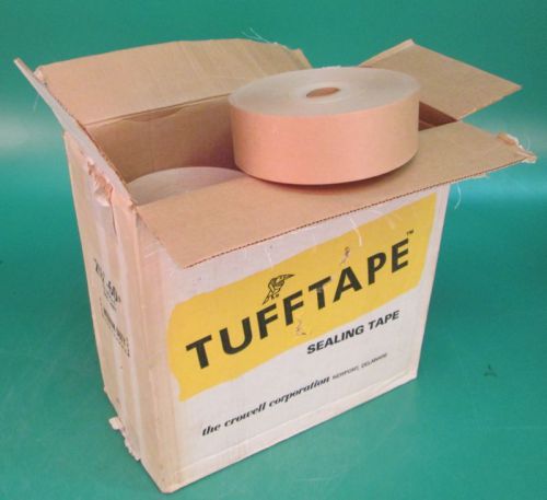 12 New Rolls of Crowell Tuff Tape Sealing Tape 2-1/2&#034;x600&#039; Medium Duty Packing