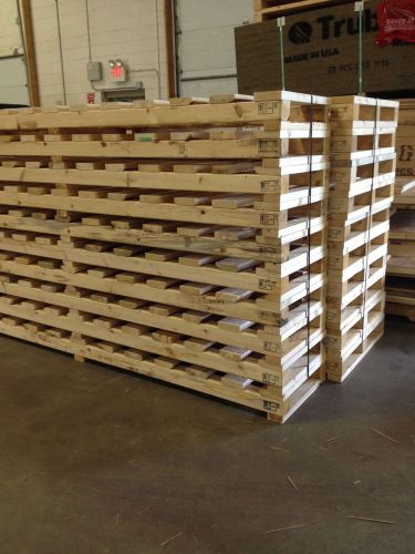 45x40 Shipping Skids Brand New Custom Built To Size Wooden 2x6, 4x4