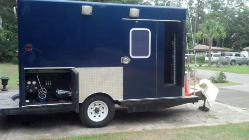 Enclosed professional video/ fiber optic splicing trailer for sale