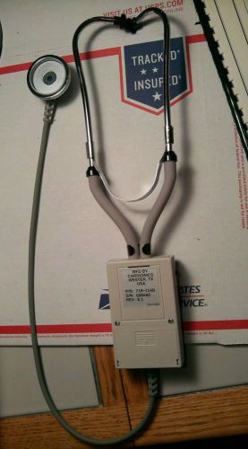 Cardionics E-Scope Electronic Headset Stethoscope Never Used Model AD-50 New/Old