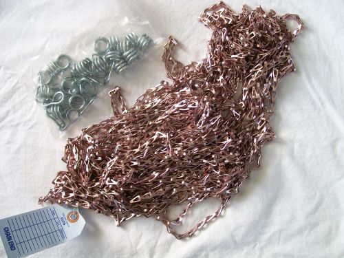 Window sash chain kit, about 64 feet of chain &amp; hardware for 10 windows Campbell