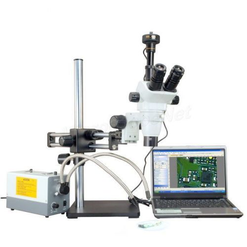 2-270x stereo microscope+cold light+0.3x0.5x barlow+10x30x eyepieces+10mp camera for sale