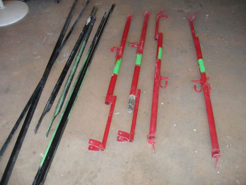 Scaffold safety rails and post for sale