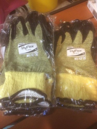 5 Pair Ansell Hyflex Gloves Size 10