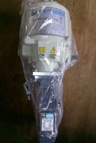Hayward electric actuator with four inch butterfly valve. epm8-24d for sale