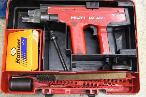 Hilti DX450 Powder Actuated Fastening System Ramset AS-IS