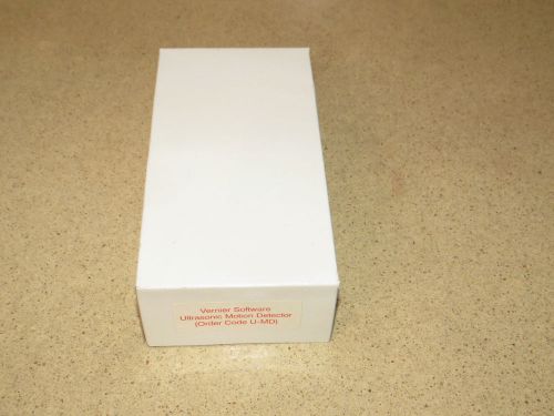 VERNIER SOFTWARE ULTRASONIC MOTION DETECTOR MODEL U-MD   (VE2)