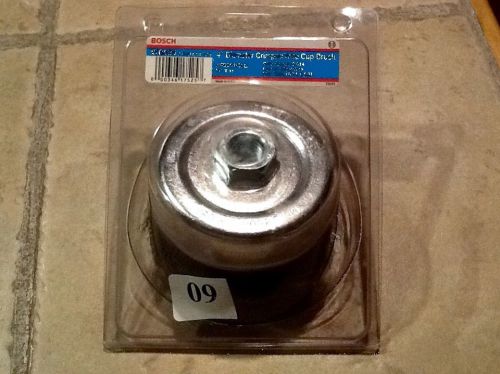 Bosch 4&#034; crimped wire wheel cup brush grinder