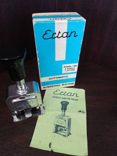 Ertan Model 188 6 Wheels 7 Actions Numbering Machine