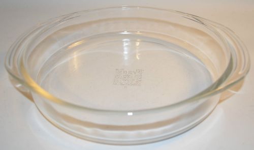 Pyrex Corning Clear Glass 8&#034;1/2 Pie Plate Dish #221 21cm