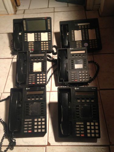 Lucent AT&amp;T Business Phone System (6) MLX-2 Phones