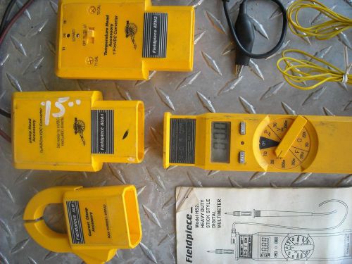 Fieldpiece stick meter hs26 with extras aua1, ath3, ach3 for sale
