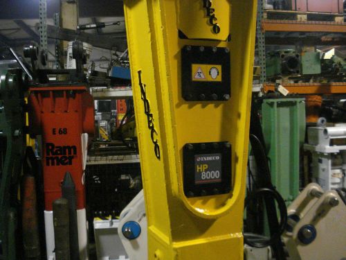 Indeco hp8000 hydraulic hammer breaker - 8000 ft lb impact -fel-tech rebuilt for sale