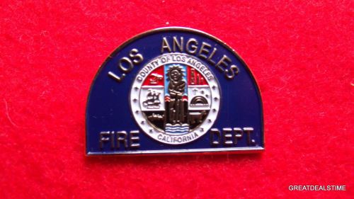 Lafd,los angeles fire dept badge,fireman mini metal lapel pin,la proud city seal for sale