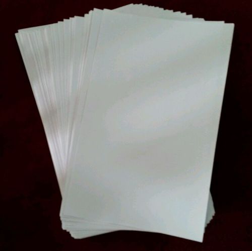 White 100 Pieces CardStock Paper 5&#034; x 8&#034;